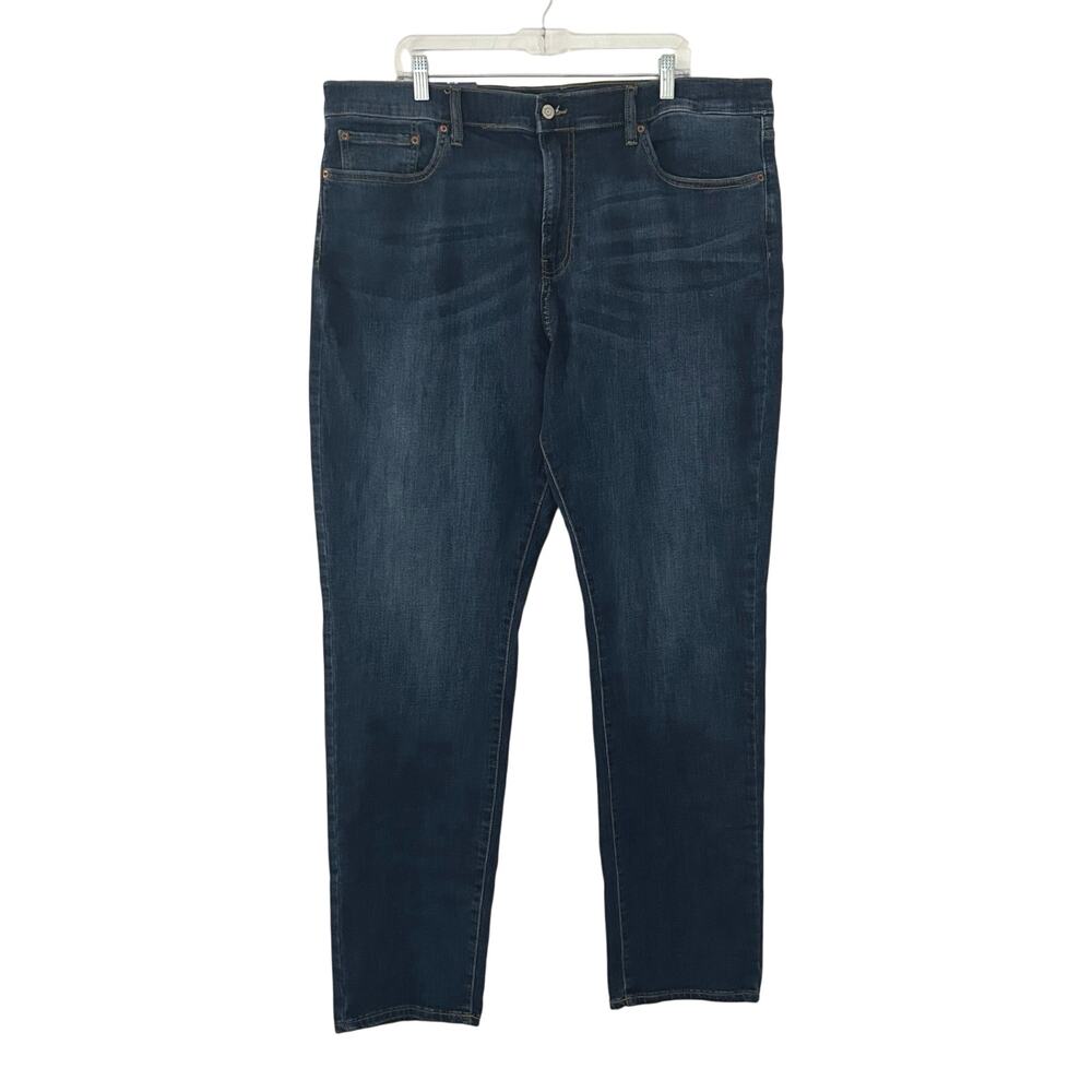 Lucky Brand Men's 410 Athletic Straight Dark Wash Denim Jeans 40x34 New